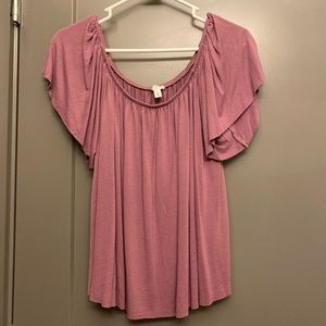 Off-the-shoulder Blouse